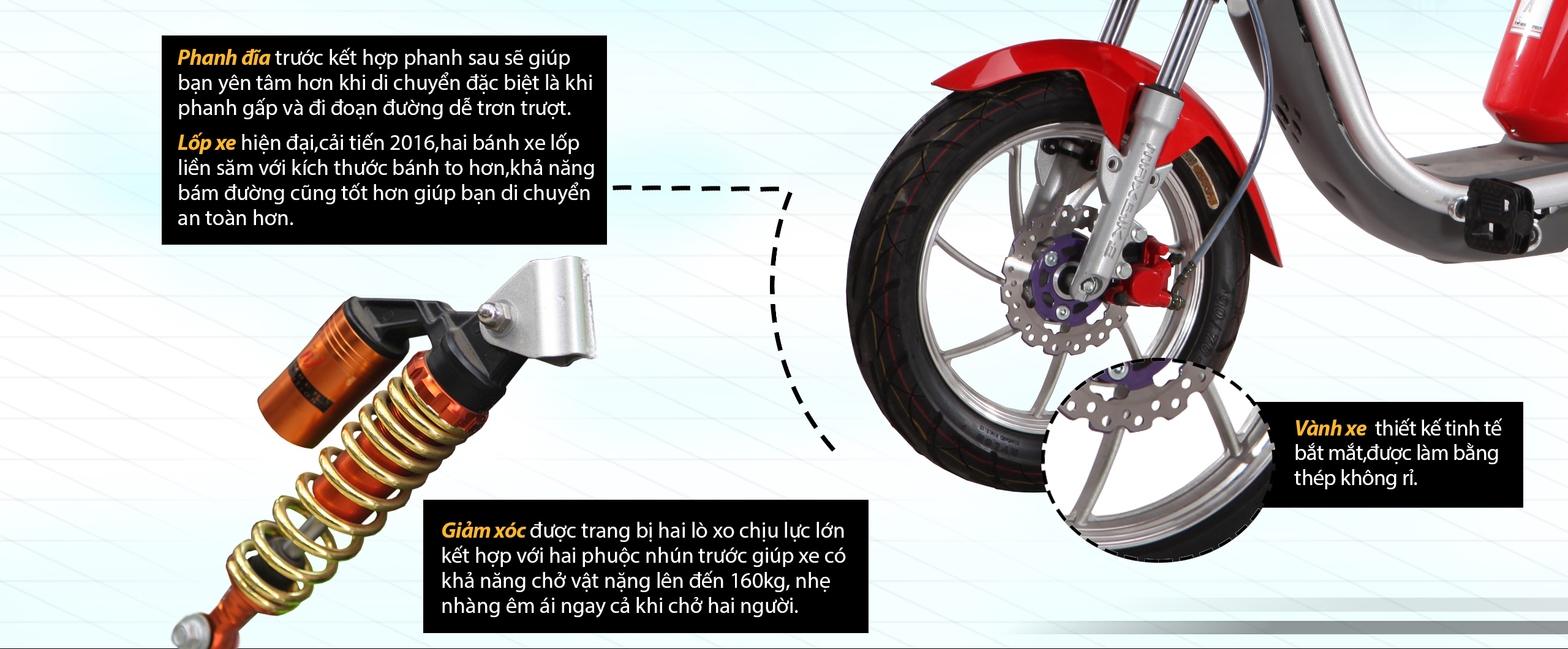 Nhung diem noi bat cua xe dien Nijia Maxbike