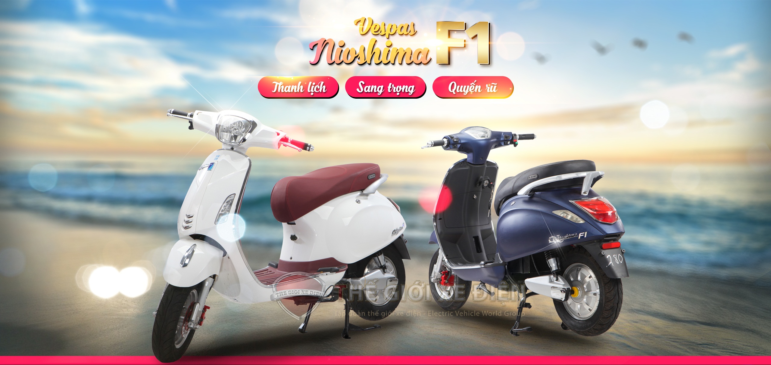 xe máy điện Nioshima F1 sang chảnh