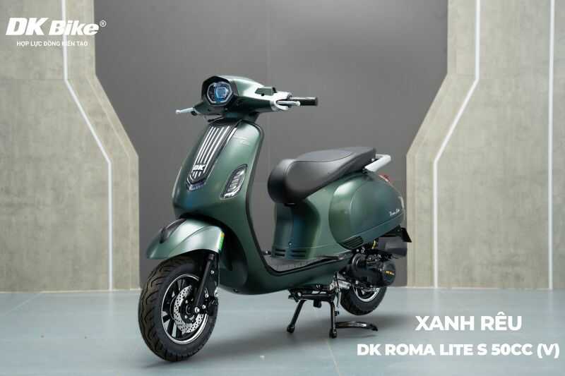 Xe Ga 50cc DK Roma Lite S Đèn Tròn Đời Xe Ga 50cc DK Roma Lite S Đèn Tròn Đời