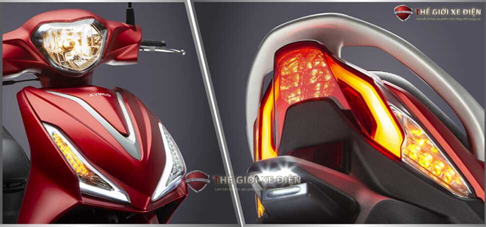 Xe ga 50cc KYMCO Candy Hermosa màu trắng/đỏ bóng Xe ga 50cc KYMCO Candy Hermosa màu trắng/đỏ bóng