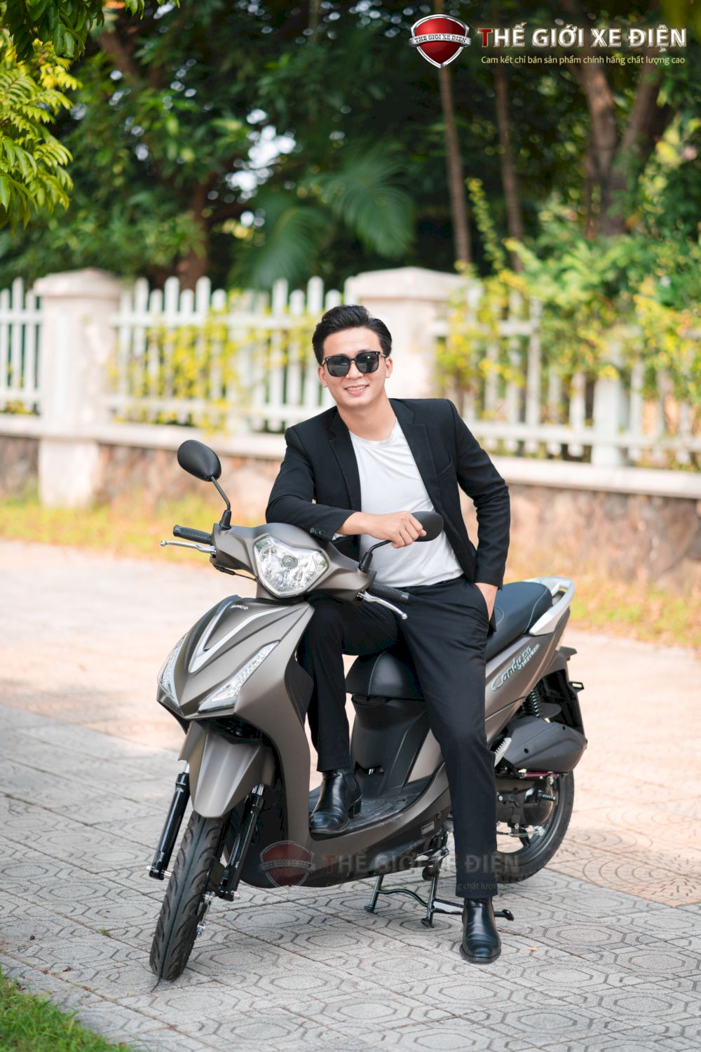 Xe ga 50cc KYMCO Candy Hermosa xám xi măng đời mới Xe ga 50cc KYMCO Candy Hermosa xám xi măng đời mới