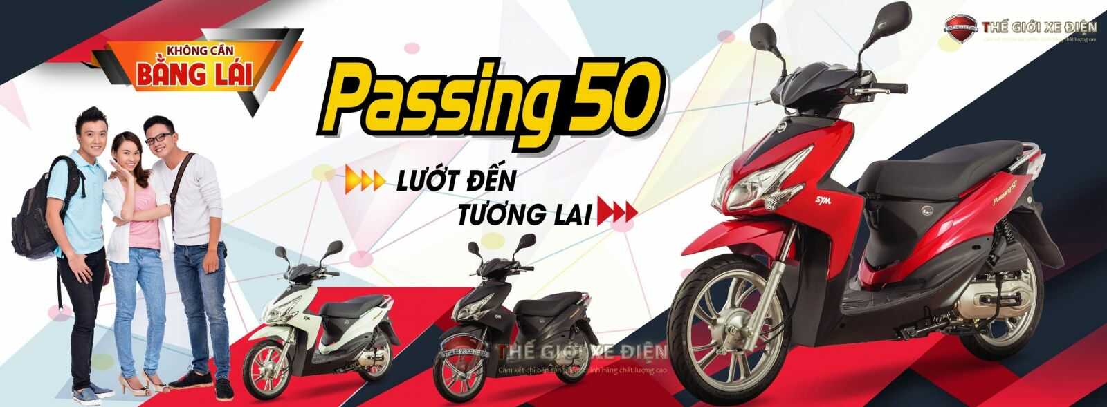 Xe ga 50cc SYM Passing sơn bóng Xe ga 50cc SYM Passing sơn bóng