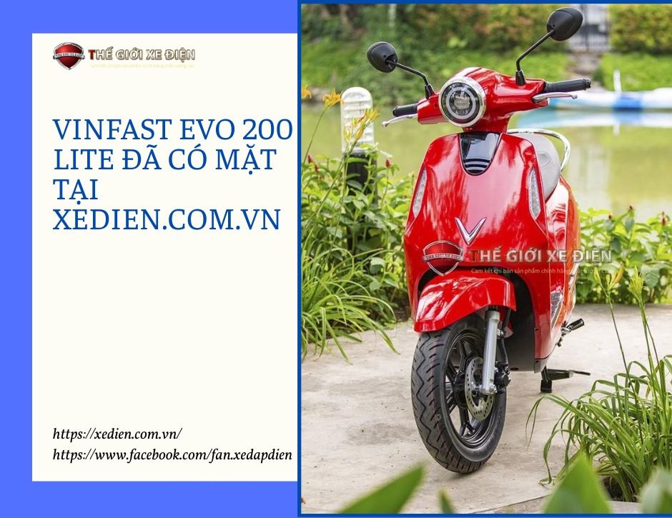 xe máy điện VinFast Evo 200 Lite