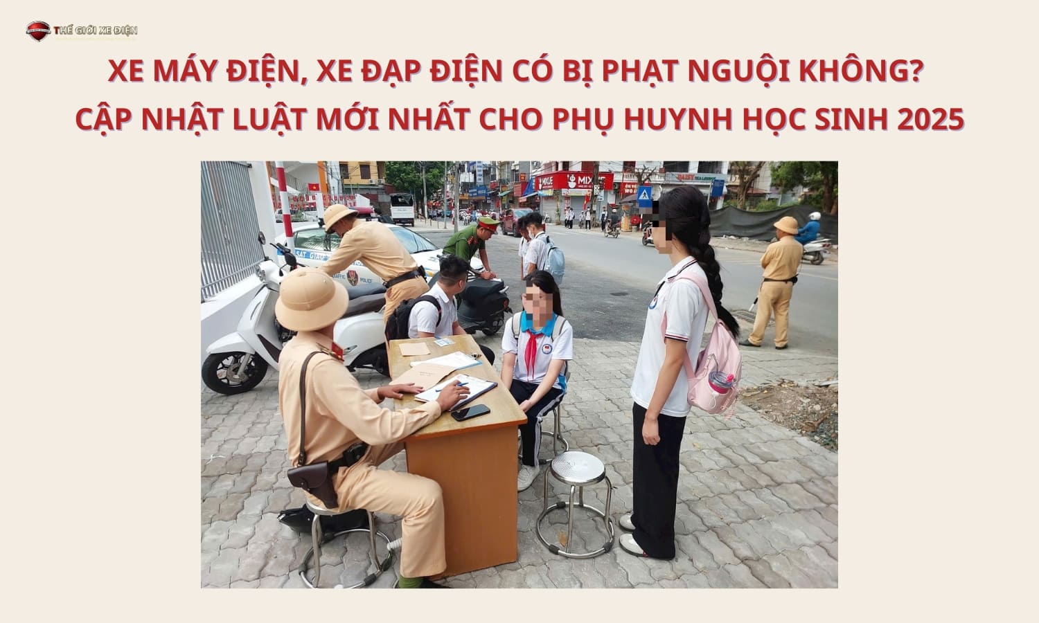 Xe máy điện, xe đạp điện có bị phạt nguội không
