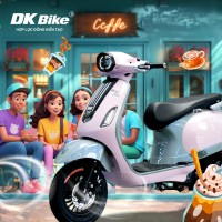 Xe Ga 50cc DK Roma Lite S Đèn Tròn Đời Mới