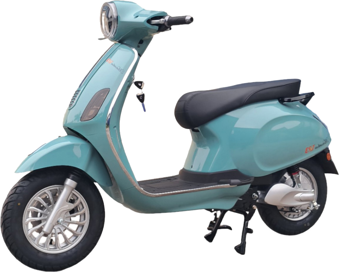 Xe Máy Điện Vespa Motor Thái VR3 Đèn Tròn