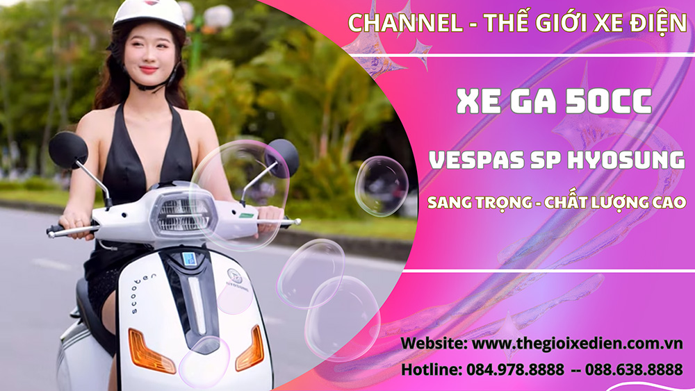 Xe Ga 50cc VespaS Hyosung Korea 2024 #tgxd #thegioixedien #hyosung #vespa