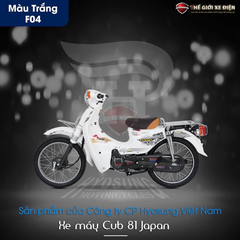 Siêu tiết kiệm nhiên liệu với phiên bản xe máy 50cc Cub Hyosung Korea