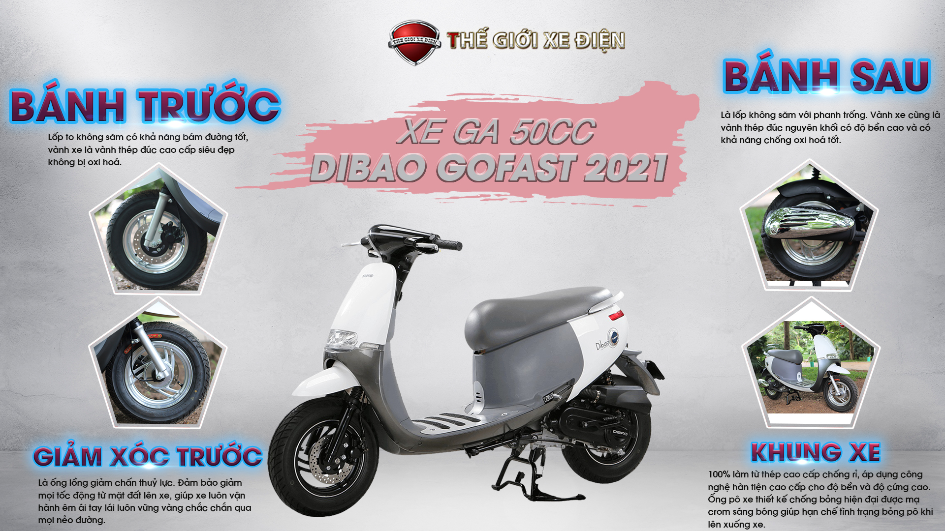 xe ga 50cc Dibao Gofast 2021