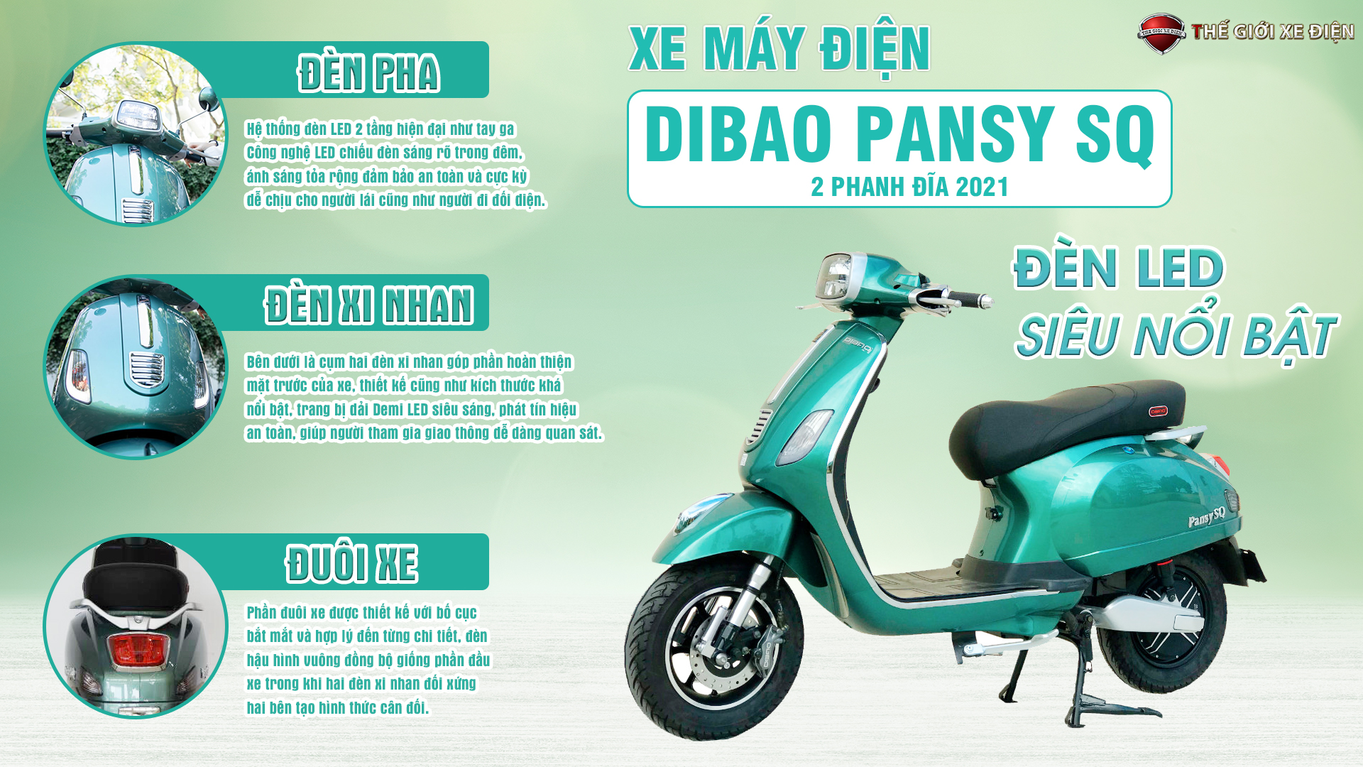  Xe máy điện Dibao Pansy SQ 