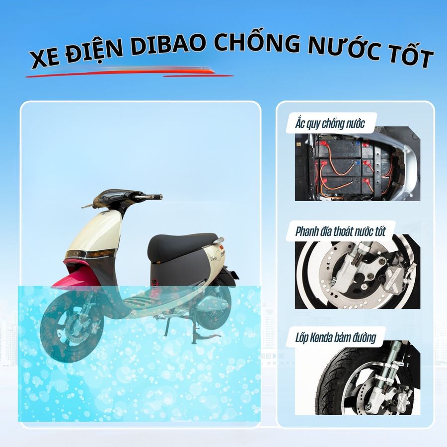 Xe máy điện Dibao Gogo Crown Xe máy điện Dibao Gogo Crown