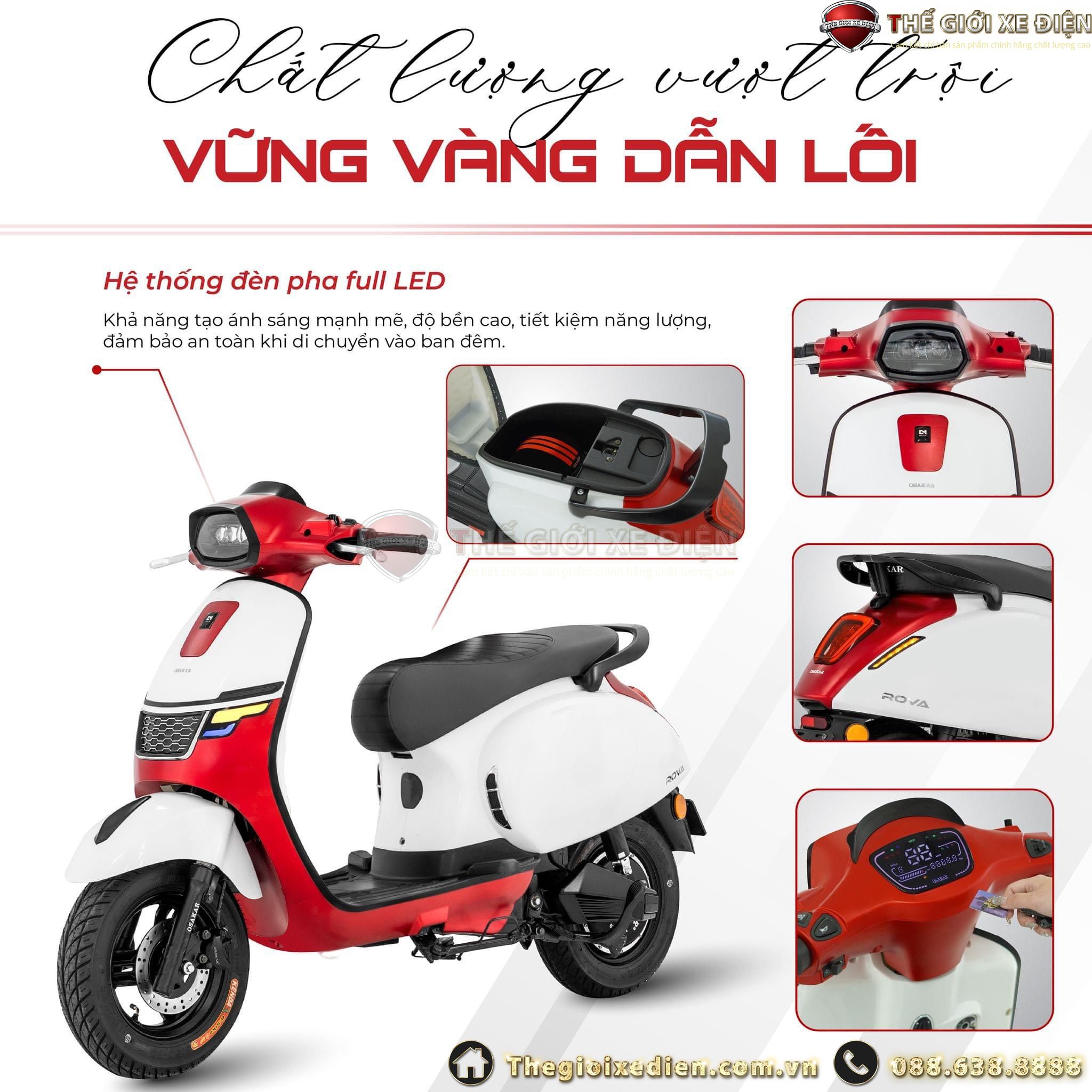 Xe máy điện Osakar Rova Việt Nhật Xe máy điện Osakar Rova Việt Nhật