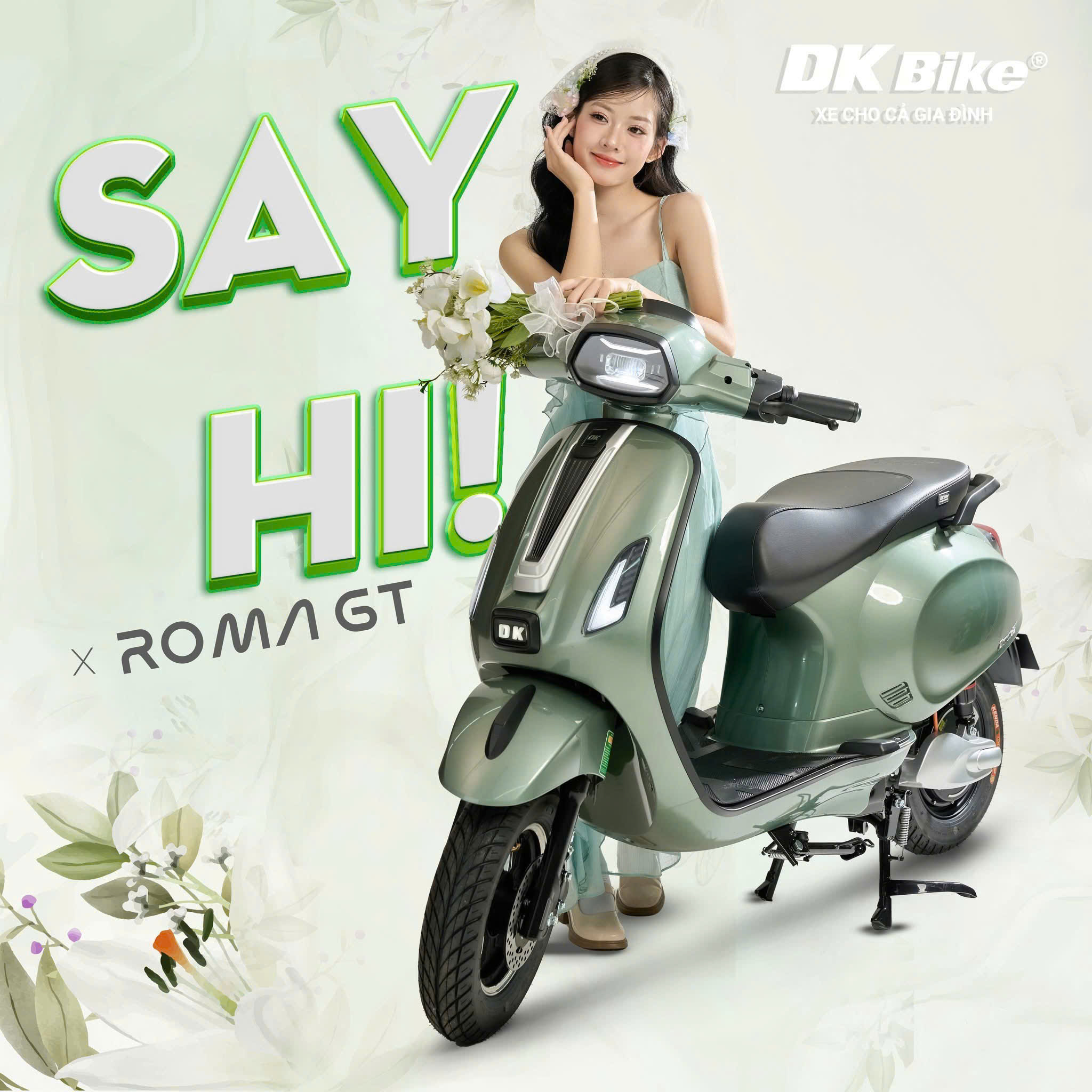 Xe máy điện DK Bike Roma GT New 2025