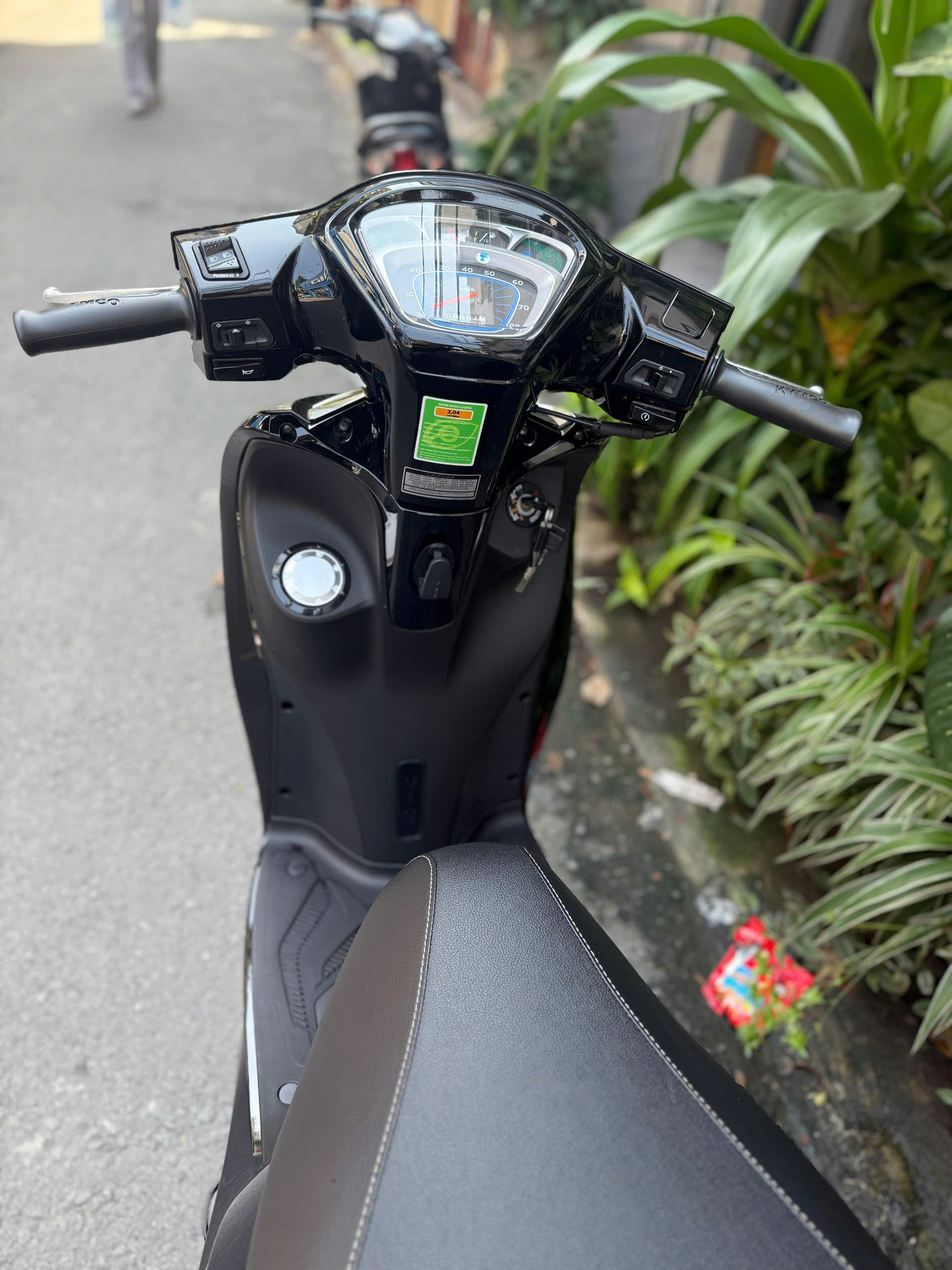 Xe Ga 50cc KYMCO Candy Hermosa X&aacute;m/Đen Nh&aacute;m