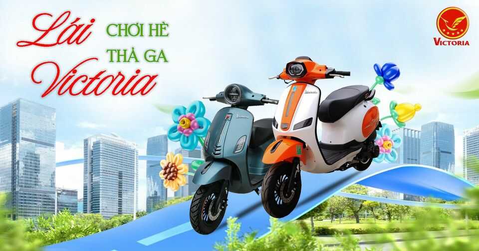 Xe ga 50cc Scooter Victoria đèn tròn Xe ga 50cc Scooter Victoria đèn tròn