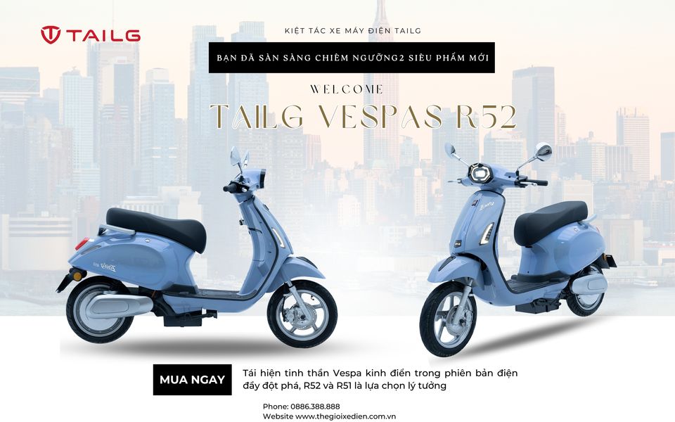 Hiệu suất của xe máy điện Tailg Vespas R52