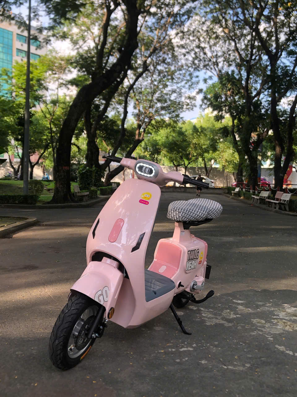 Trang bị 4 bình ắc quy Tianneng 22Ah chất lượng cao