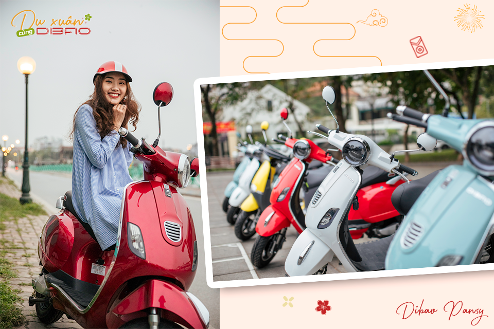 Xe máy điện Vespa Dibao Pansy S