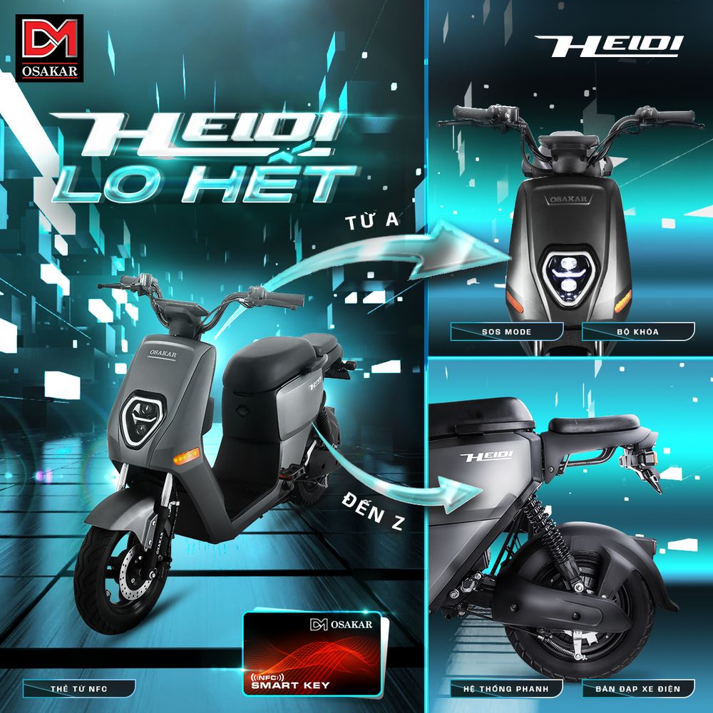 Giá Osakar Heidi mới nhất 2025: Có xứng đáng với thiết kế "sang xịn"?