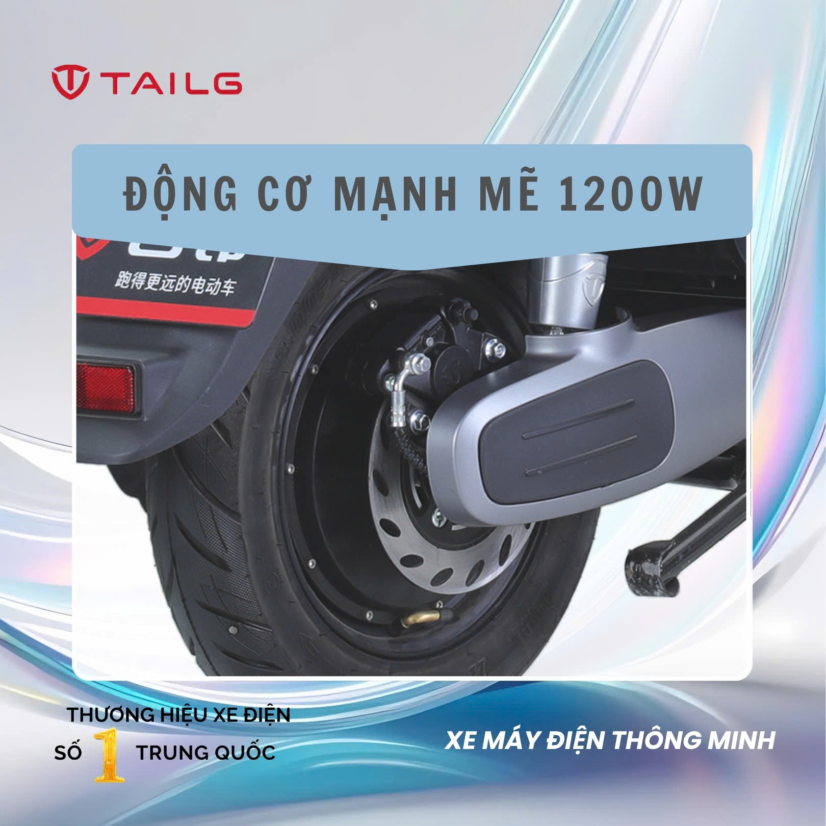 Xe Máy Điện Tailg Power F52 6 bình 22.3Ah 100km/1 Lần Sạc Xe Máy Điện Tailg Power F52 6 bình 22.3Ah 100km/1 Lần Sạc