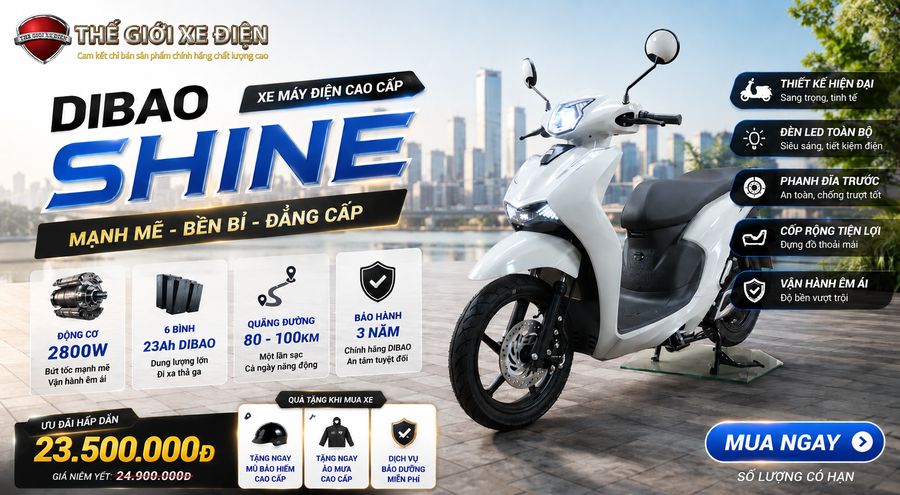 xe máy điện DIBAO Shine xe máy điện DIBAO Shine