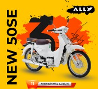 Xe Máy 50cc Cub New Ally 50SE 2023