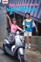 Xe Ga 50cc Elite SYM Đen Mờ/Đỏ Mận