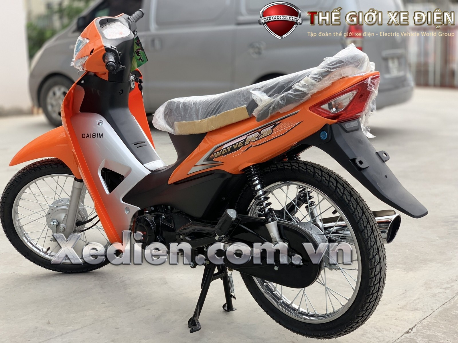 Xe đạp điện chính hãng: Xe 50cc Wave Daisim cá tính, sang chảnh 2019
