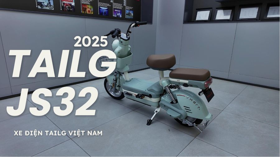 Xe Đạp Điện Tailg Moka JS32 Nhỏ Gọn Dễ Thương Cho Học Sinh