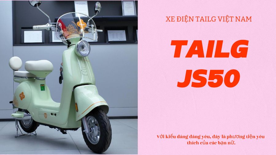 Xe Đạp Điện Tailg Princess JS50 – Nhỏ gọn, dễ thương