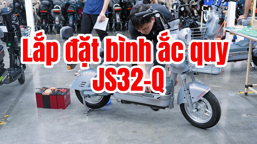 Hướng Dẫn Lắp Bình Xe Đạp Điện Tailg JS32 Chuẩn Chỉnh