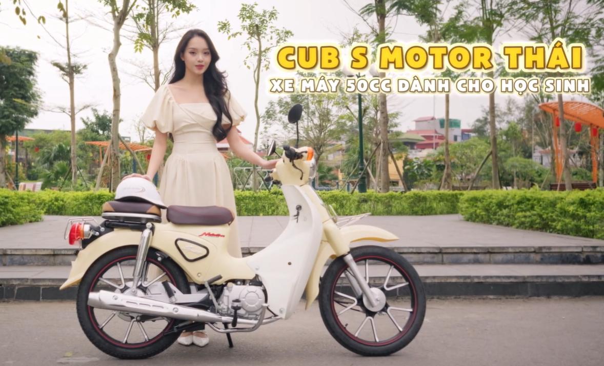 Xe Máy 50cc Cub Motor Thái Cổ Điển Thanh Lịch Cho Học Sinh Cấp 3