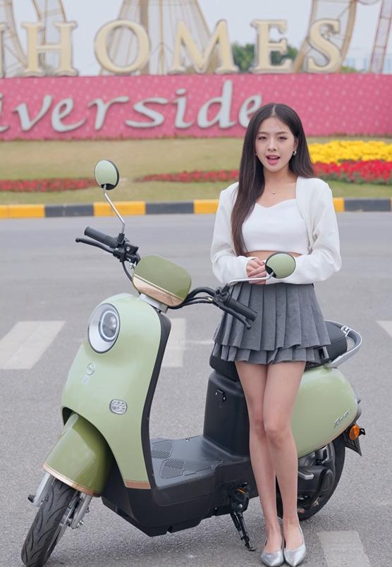 Xe Đạp Điện Dibao Rosa Thế Hệ Mới Phong Cách Tiện Lợi