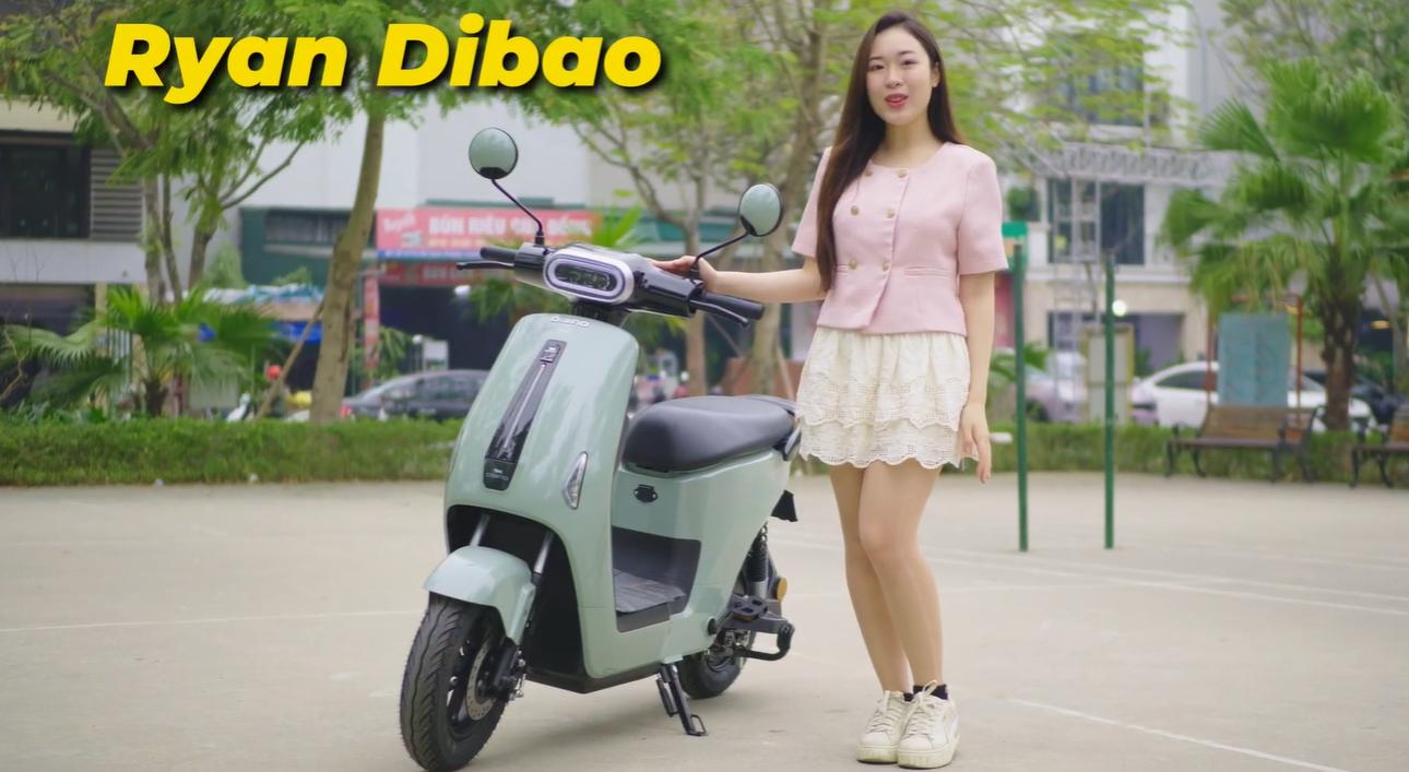 Review xe đạp điện Dibao Ryan giá 16tr5 | Thiết kế đẹp – Đi đầm