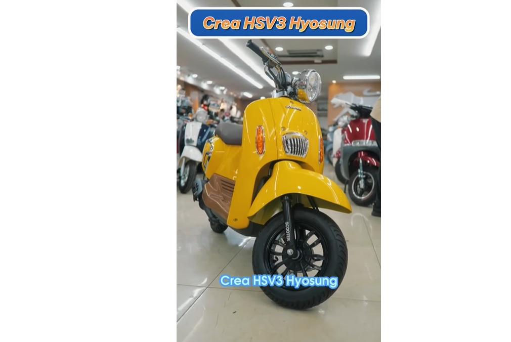 Xe Ga 50cc Crea Hsv3 Hyosung Phong Cách Vespa Cổ