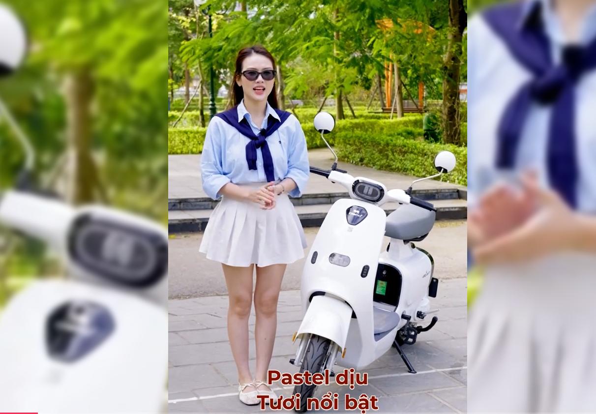 Xe Đạp Điện Dibao Hotgirl Keva kiểu dáng nhẹ nhàng, xinh xắn
