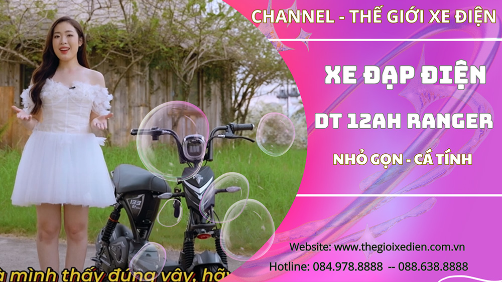Xe điện DT Bike 12Ah Mẫu Bò Nhỏ Quốc Dân Cho Học Sinh