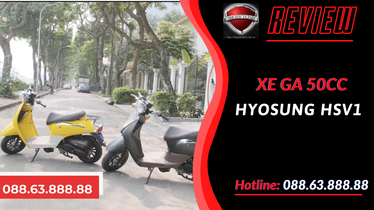 Xe Ga 50cc Hyosung HSV1 Korea Nhỏ Gọn Thời Trang 2023