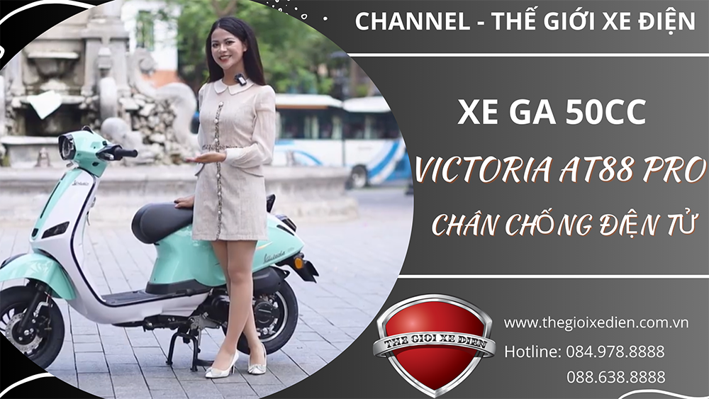 Xe Ga 50cc Victoria AT88 Pro Siêu Phẩm Dòng Vespa