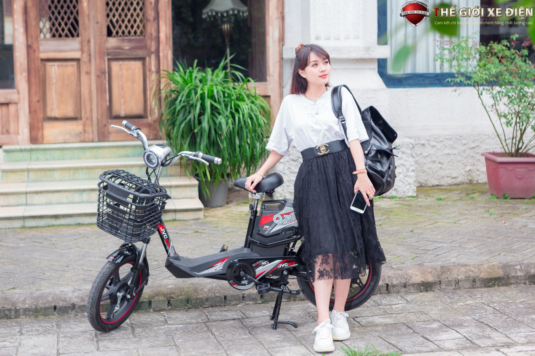Xe đạp điện JVC Q7: chất lượng cao, giá vừa tầm cho học sinh Việt