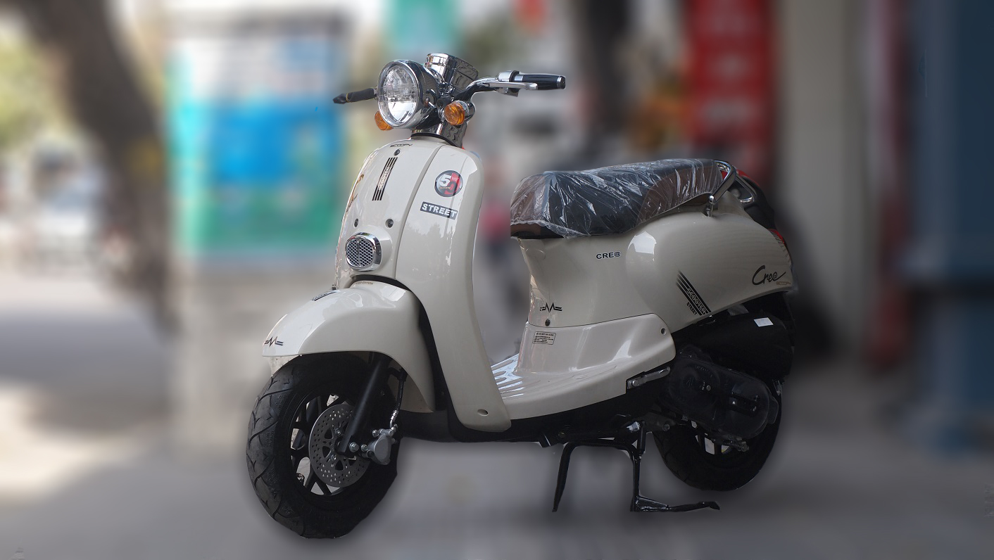 Xe máy 50cc Crea Hyosung phanh đĩa – sang chảnh, đẳng cấp và an toàn