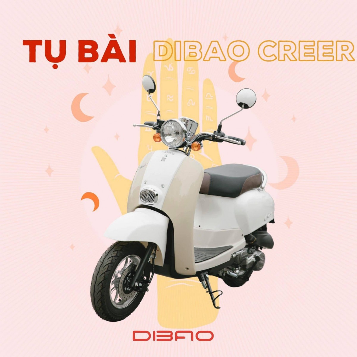 Cảm nhận về xe ga 50cc Dibao Creer: Dáng đẹp, máy mạnh thích hợp cho nữ giới
