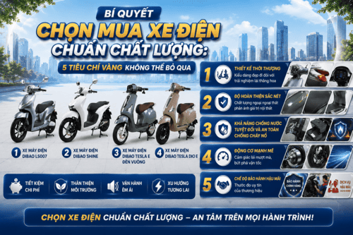Bí Quyết Chọn Mua Xe Điện Chuẩn Chất Lượng: 5 Tiêu Chí Vàng Không Thể Bỏ Qua