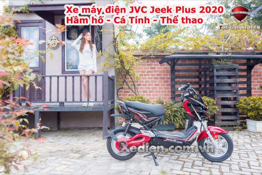 Xe máy điện JVC Jeek Plus 2020 hầm hố, cá tính dành cho giới trẻ